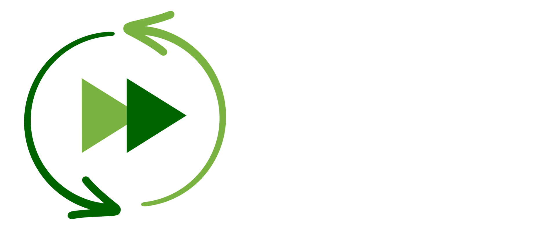 green on set logo white